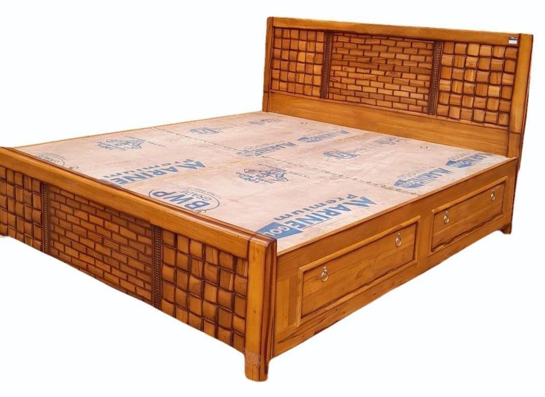 Gamari wood queen size hydraulic bed
