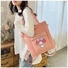 Minimalist canves everyday  student crossbody beg