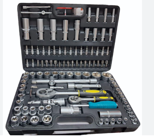 108-Piece Mechanics Chrome Vanadium Socket & Wrench Set