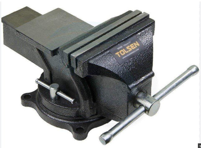 Heavy-Duty Bench Vise with Anvil (6 Inch)