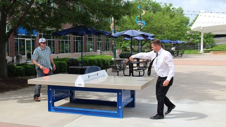 All weather ping pong table