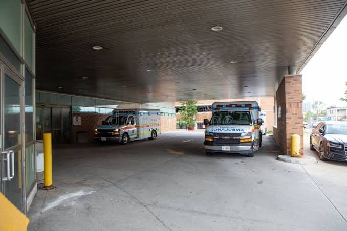 Dedicated monthly ambulance & hospital emergency response vehicle parking bay
