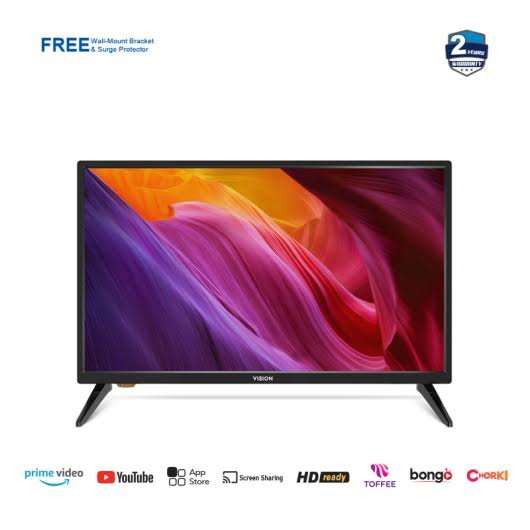 5 Years Guaranty 24-Inch Smart Android LED TV