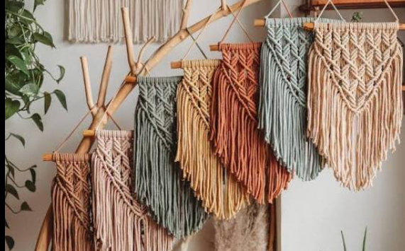 Cultural Macrame Wall Hanger