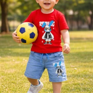 Baby Boys Premium Cotton T-Shirt Set.
