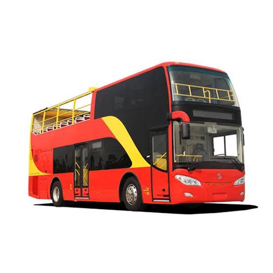 Double decker sightseeing Bus