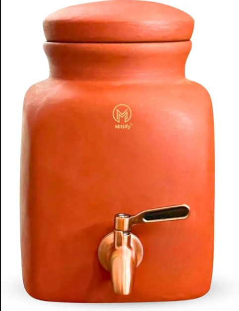 Elegant Clay Water Jug