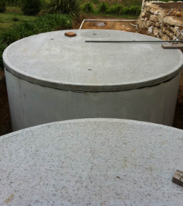 Underground Concrete Water Reservoir & Septic Tank