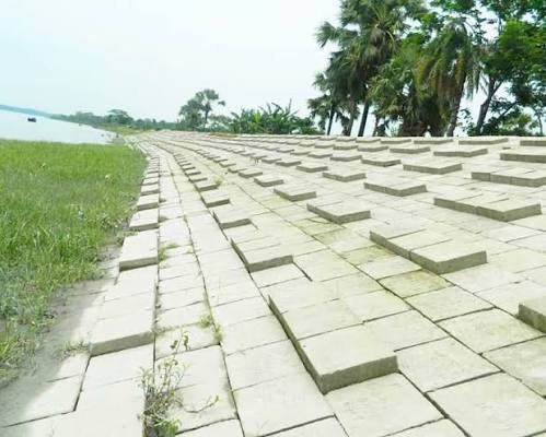 River Bank Protection & CC Block Pitching Works