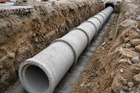 Municipal Stormwater RCC Hume Pipe Drainage Line
