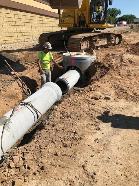 Municipal Stormwater RCC Hume Pipe Drainage Line