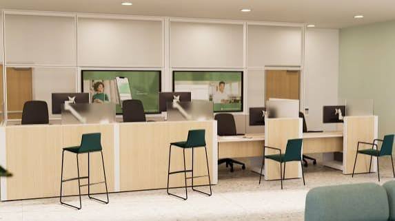 Bank Branch Interior Fit-out & Security Counter Setup