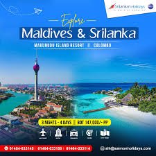 Maldives + Sri Lanka Combo 3 Nights Maldives + 3 Nights Sri Lanka